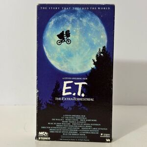 E.T. The Extra-Terrestrial VHS Tape